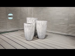 7-8 वर्ष इनडोर जीवनकाल प्रबलित मिट्टी प्लांटर सरल और प्रयास रहित विधानसभा