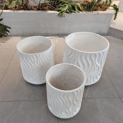 खरीदें फूल और हरे पौधे के लिए प्रबलित 22 पाउंड फाइबर क्ले प्लांटर online manufacture