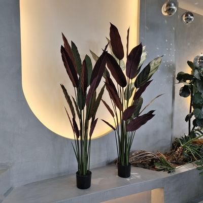 खरीदें मौसम प्रतिरोधी यथार्थवादी नकली पंखे पाम पेड़ लक्जरी सजावट के लिए 110 सेमी online manufacture