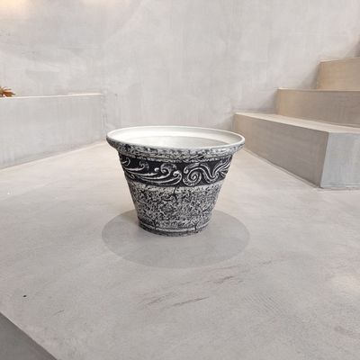 खरीदें घर की सजावट और बागवानी के लिए स्टाइलिश पैटर्न वाले प्लास्टिक के पौधे के बर्तन online manufacture