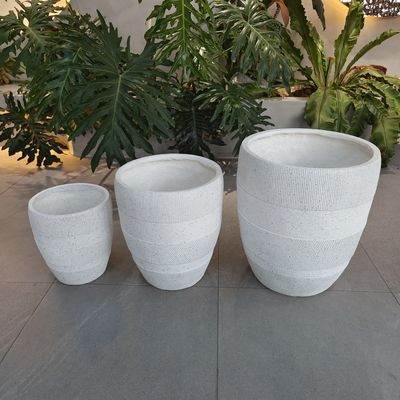 खरीदें बाग के लिए फाइबर क्ले प्लांटर्स टिकाऊ और आधुनिक डिजाइन online manufacture