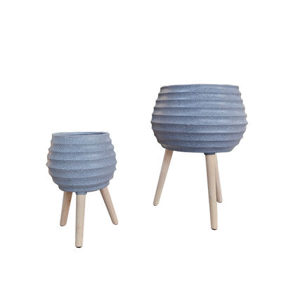 खरीदें 7-8 वर्ष जीवन काल फाइबर क्ले इनडोर प्लांटर अनुकूलित डिजाइन और आधुनिक शैली online manufacture