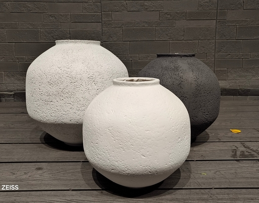 खरीदें Optimize Plant Growth with Customized Fiber Clay Planter and Drainage Holes online manufacture