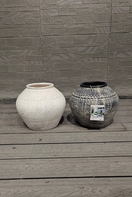 खरीदें Round Reinforced Clay Planter Durable and Functional for Your Garden Needs online manufacture