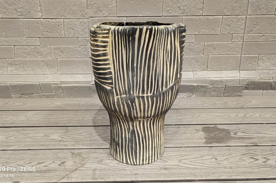 खरीदें Frost Resistant Fiber Cement Pot Drainage Holes for Easy Planting and Maintenance online manufacture