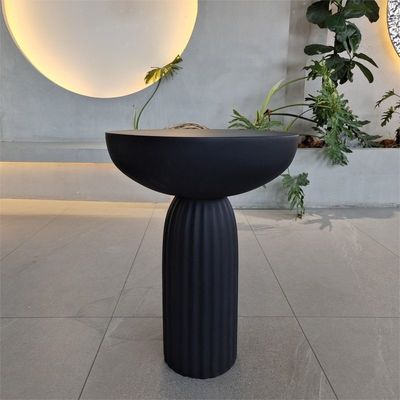 जीआरसी कंक्रीट टेबल सेट आधुनिक सीमेंट भोजन टेबल सेट अनुकूलित