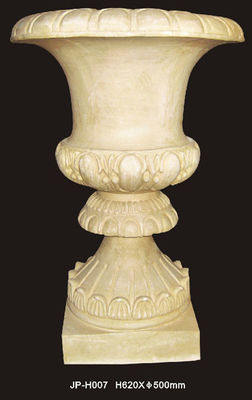 इनडोर और आउटडोर स्थानों को सजाने के लिए पानी और आग प्रतिरोधी रेत पत्थर के प्लांटर